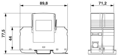 Молниеотвод / разрядник для защиты от импульсных перенапряжений типа 1/2-VAL-MS-T1/T2 335/12.5/3+1