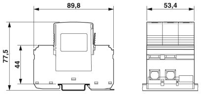 Молниеотвод / разрядник для защиты от импульсных перенапряжений типа 1/2-VAL-MS-T1/T2 335/12.5/3+0