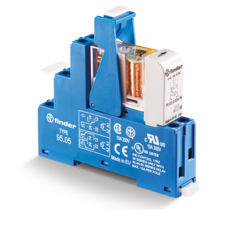 48.32.9.024.5060SPA	Интерфейсный модуль (сборка 50.12.9.024.5000 + 99.02.9.024.99 + 95.05SPA), электромеханическое реле; 2CO 8A; контакты AgNi+Au; питание 24В DC; категория защиты IP20; винтовые клеммы; пластиковая клипса; LED + варистор