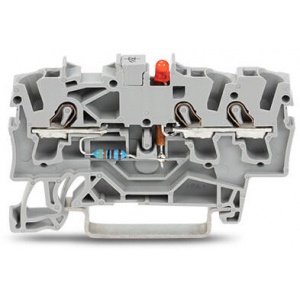 Клеммы со светодиодом (LED) WAGO серии 2002