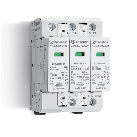 7P.43.8.275.1020	УЗИП тип 2 (3 варистор/разрядник)