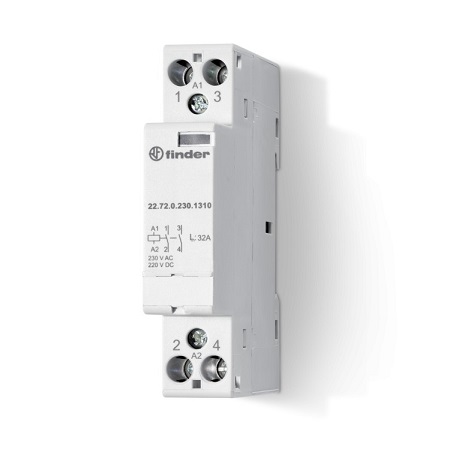 22.72.0.024.1410	Модульный контактор; 2NC 32А; контакты AgNi; катушка 24В АС/DC; ширина 17.5мм; степень защиты IP20; опции: мех.индикатор