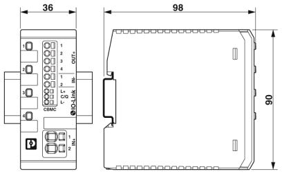 Электронный защитный выключатель-CBMC E4 24DC/1-10A IOL
