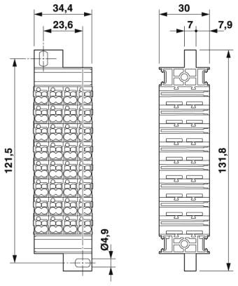 Сотовые клеммы-PTMC 1,5/32-2H 19Z A-H