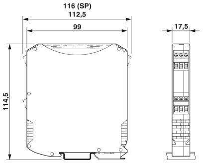Разделитель питания-MACX MCR-SL-RPSSI-I-UP