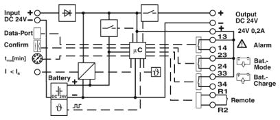 Источник бесперебойного питания-QUINT-UPS/ 24DC/ 24DC/10/3.4AH