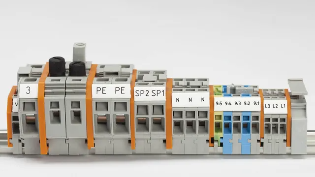 Маркировка клеммных колодок