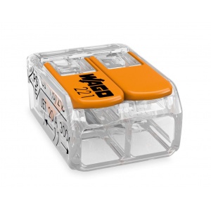 Клеммы с рычагами WAGO, серии 221, 222