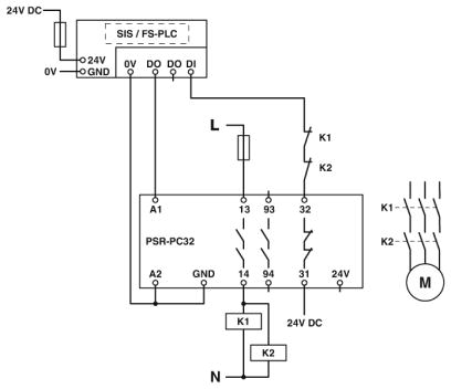Реле сопряжения-PSR-PC32-2NO-1NC-24-230UC-SC