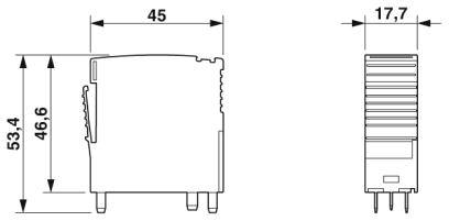 Штекерный модуль для защиты от перенапр-й-PT-IQ-5-HF-12DC-P