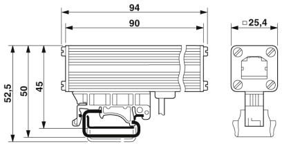 Устройство защиты от перенапряжений-D-LAN-CAT.5E-U