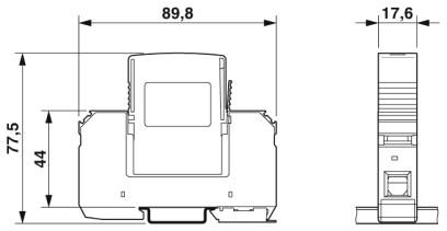 Молниеотвод / разрядник для защиты от импульсных перенапряжений типа 1/2-VAL-MS-T1/T2 48/12.5/1+0