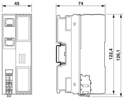 Устройство сопряжения с шиной-AXL F BK ETH