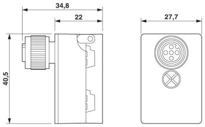 Разветвитель-SAC-ASI-J-Y-N-M12FS