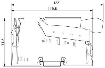 Устройство сопряжения с шиной-IBS IL 24 BK-T/U-PAC