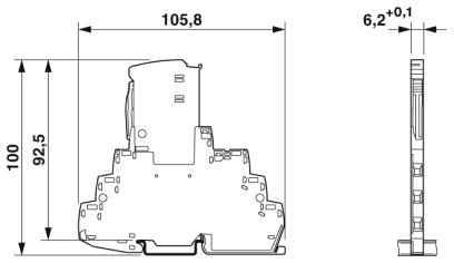 Устройство защиты от перенапряжений-TTC-6P-3-HF-F-M-12DC-UT-I