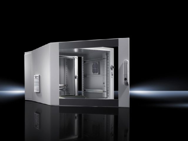 Настенные корпуса EL, 3-секционные предварительно смонтированными с профильными шинами, с регулировкой глубины