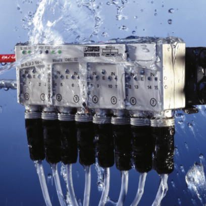 Децентрализ. устройство ввода-вывода-IBS RL 24 DI 16/8-LK