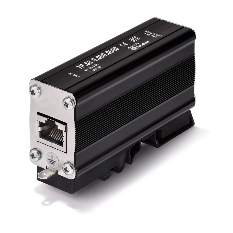 7P.68.9.060.0600	Устройство защиты от импульсных перенапряжений УЗИП для цифровых линий Ethernet Cat.6; 6-60B; тип 3; установка на рейку 35мм; степень защиты IP20