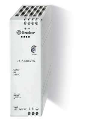 78.1A.1.230.2402 Импульсный источник питания; вход 120...240В AC/220В DC; выход 24В DC, 120Вт; компактный; степень защиты IP20