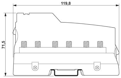 Устройство сопряжения с шиной-IBS IL 24 BK RB-LK-PAC