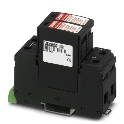 Молниеотвод / разрядник для защиты от импульсных перенапряжений типа 1/2-VAL-MS-T1/T2 48/12.5/1+1V-FM