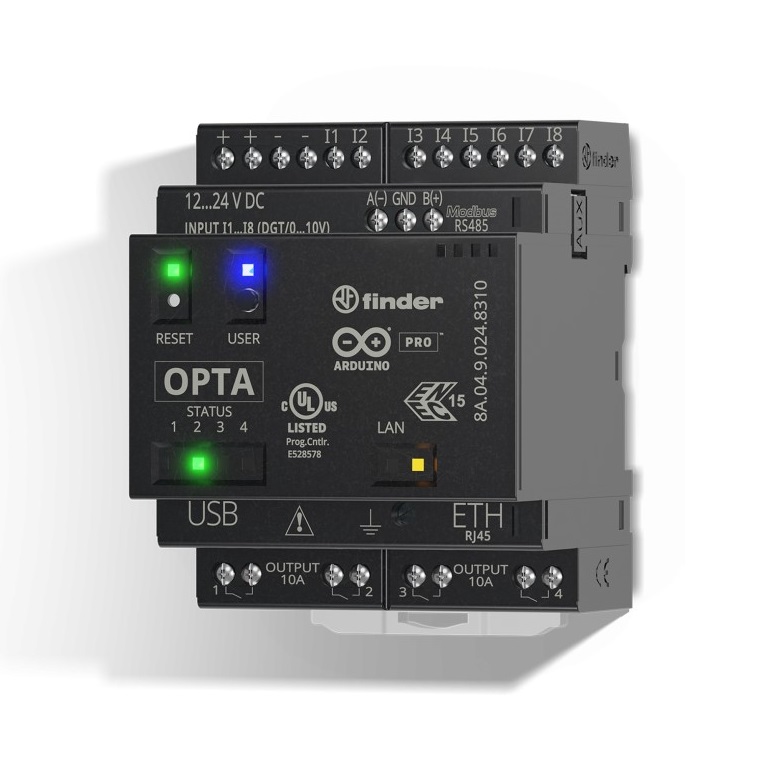 8A.04.9.024.8300 Программируемые логические реле  OPTA LITE (8DI/AI(0-10B), 4DO, ethernet)