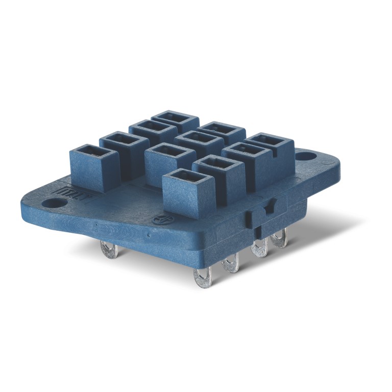 92.33SMA Розетка для монтажа на плате для реле 62.31, 62.32, 62.33; в комплекте металлическая клипса 092.54; монтажный фланец