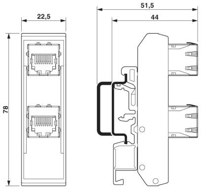 Патч-панель-FL-PP-RJ45/RJ45-B