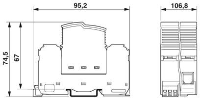 Комбинированное устройство для защиты от грозовых и коммутационных перенапряжений, класс I + II-FLT-SEC-T1+T2-2S-350/25-FM