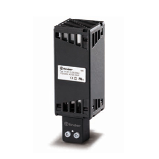 Щитовые электронагреватели; электропитание 110…250В AC/DC; тепловая мощность 50Вт; установка на рейку 35мм; степень защиты IP20