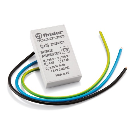 7P.36.8.275.2003	Устройство защиты от импульсных перенапряжений УЗИП для монтажа в коробки; тип 3; степень защиты IP20