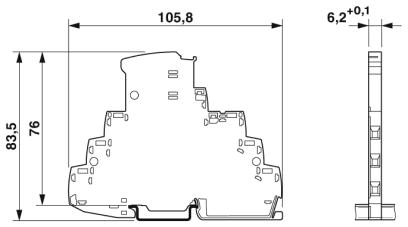 Устройство защиты от перенапряжений-TTC-6-3-HF-F-M-EX-12DC-UT-I