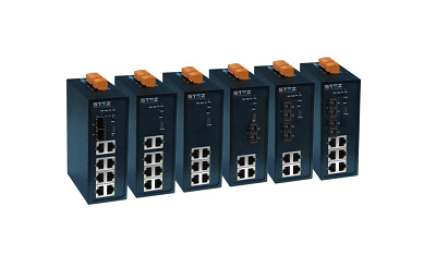 STEZ33xx — серия промышленных управляемых DIN-реечных коммутаторов с РоЕ