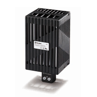 Щитовые электронагреватели; электропитание 110…250В AC/DC; тепловая мощность 100Вт; установка на рейку 35мм; степень защиты IP20