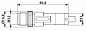 Кабель для датчика / исполнительного элемента-SAC-3P-M12MS/0,3-PUR/M 8FS