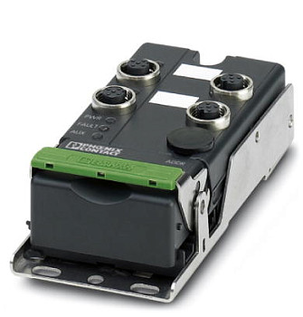 Децентрализ. устройство ввода-вывода-FLX ASI DIO 2/2 M12-2A