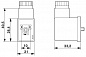 Штекерный модуль для электромагнитного клапана-SACC-VB-3CON-M16/B-1L-SV 230V