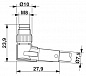 Кабель для датчика / исполнительного элемента-SAC-3P-M 8MR/ 3,0-PVC/M 8FR