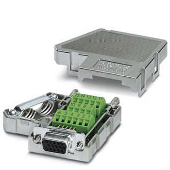 Шинный штекер D-SUB-SUBCON 15 HD/F-SH