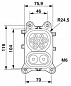 Тестовый адаптер для зарядного штекера электромобиля-EV-T2MBIE12-3ACDC-INFRA