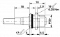 Встраиваемый разъем (розетка) шинной системы-SACCBP-FSD-4CON-PG9/2,0-933SCO