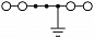 Клемма защитного провода-PT 2,5-QUATTRO-PE