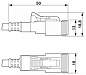 Кабель для датчика / исполнительного элемента-SAC-2P-1,5-PUR/DTFS