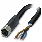 Силовой кабель-SAC-4P-5,0-PVC/M12FSL