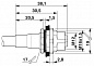 Встраиваемый соединитель для шинной системы-SACCBP-M12FS-4CON-M16/1,0-990