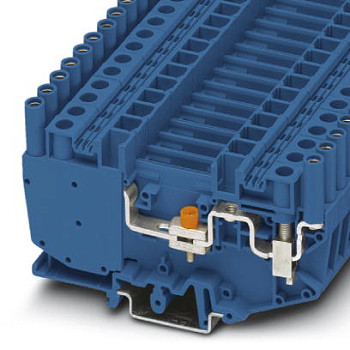 Измерительная клемма с ползунковым размыкателем-URTK/SP BU