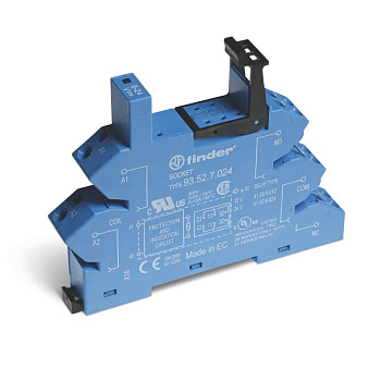 93520060 Розетка с безвинтовыми клеммами (пружинный зажим) для реле 41 серии; питание 60В АС/DC