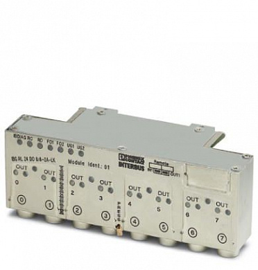 Децентрализ. устройство ввода-вывода-IBS RL 24 DO 8/8-2A-LK-2MBD