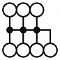 Распределительный блок-PTFIX 6/6X2,5-NS15A YE